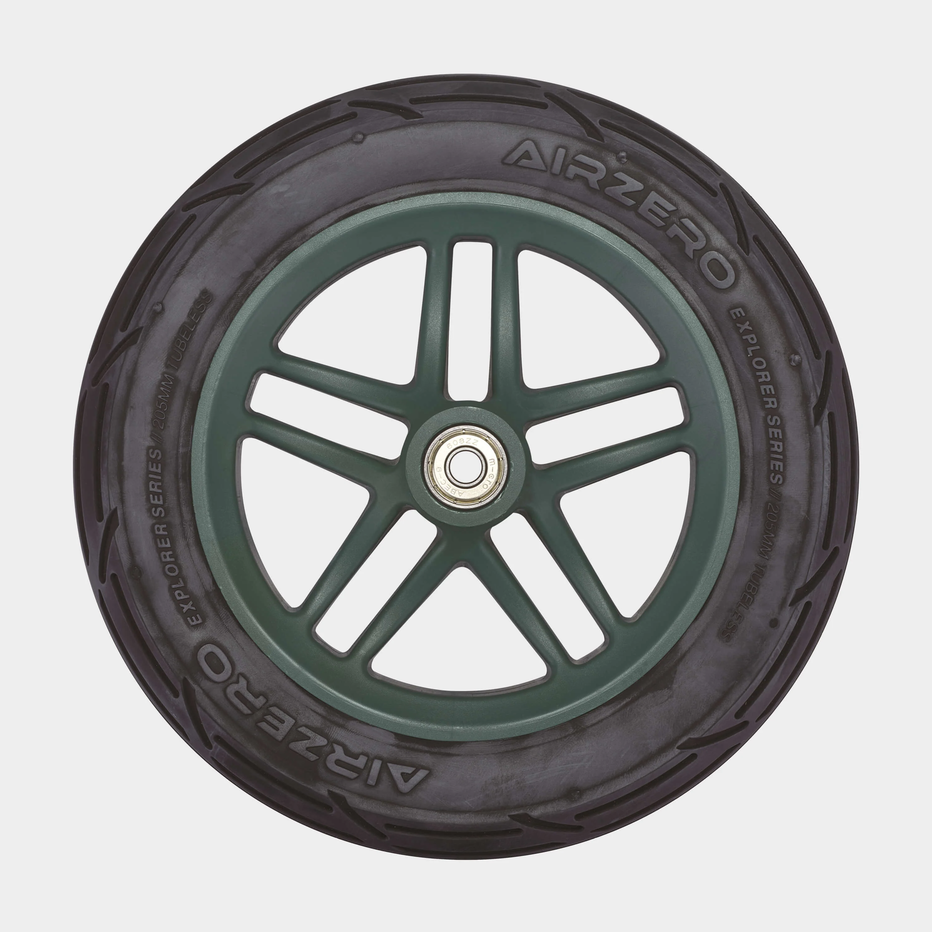 Micro Classic Nanogrid 200mm Wheel: Green /  Black