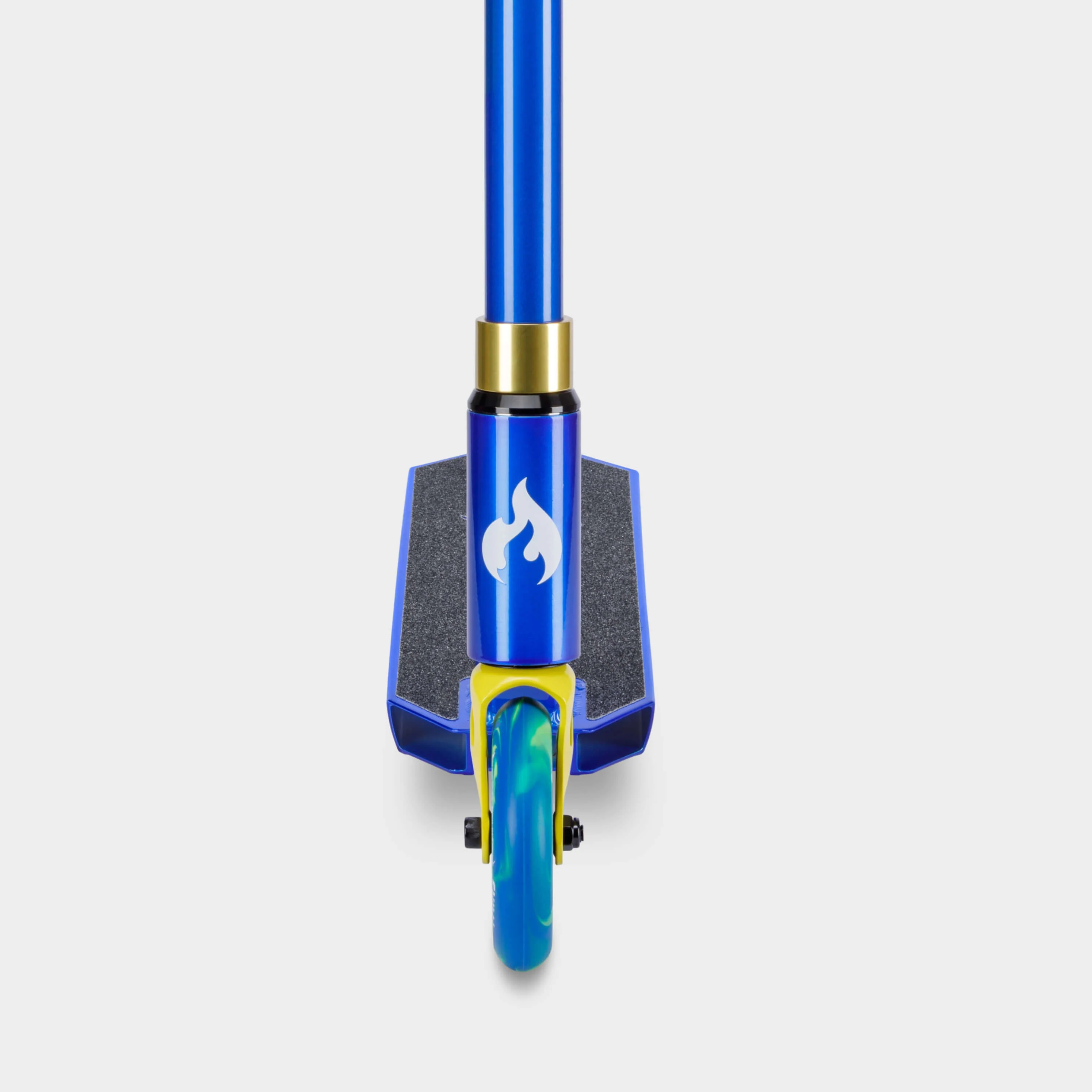 Chilli Base Jumpstart Stunt Scooter: Blue/Yellow - Image 5
