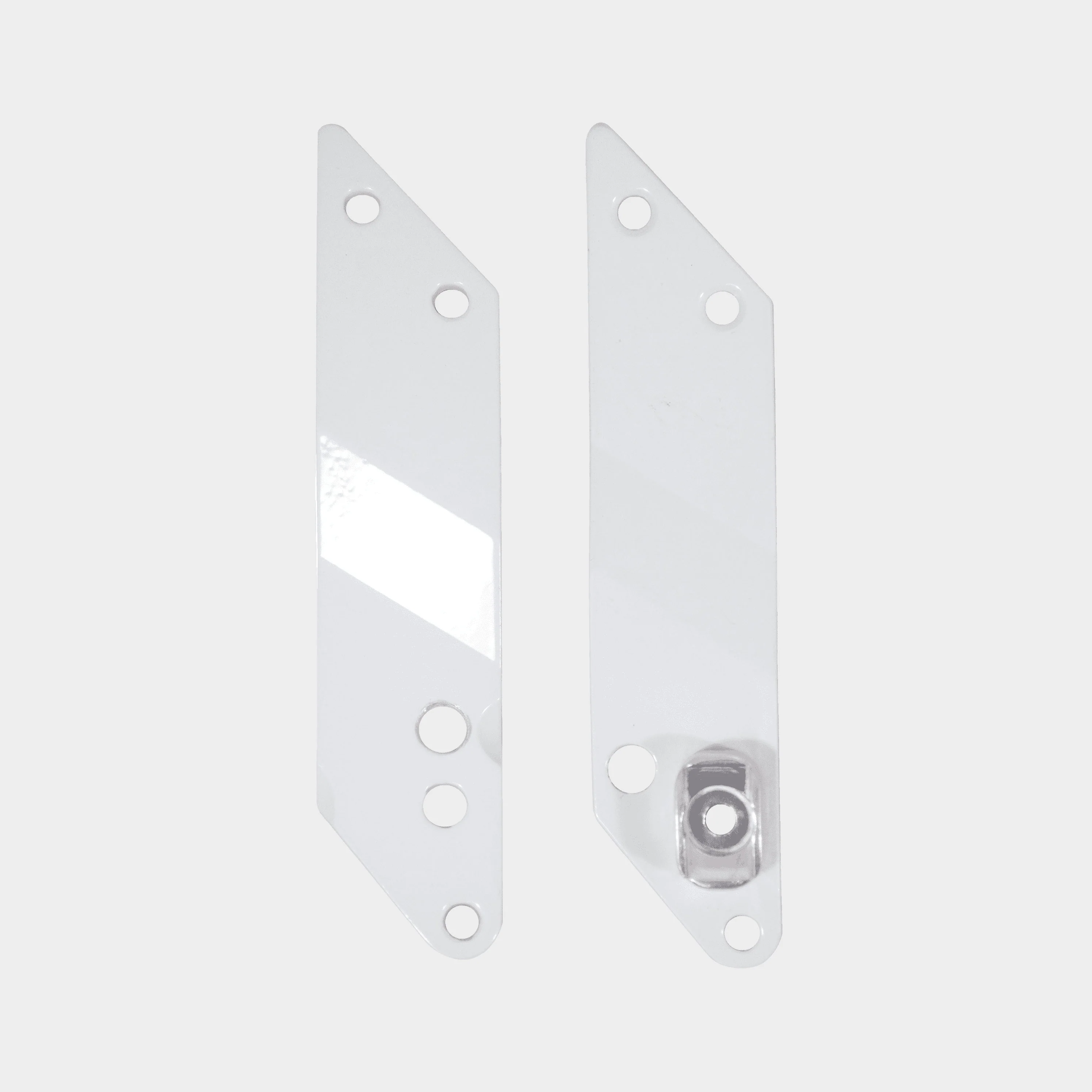 Micro Classic Pair of Holder Plates: White