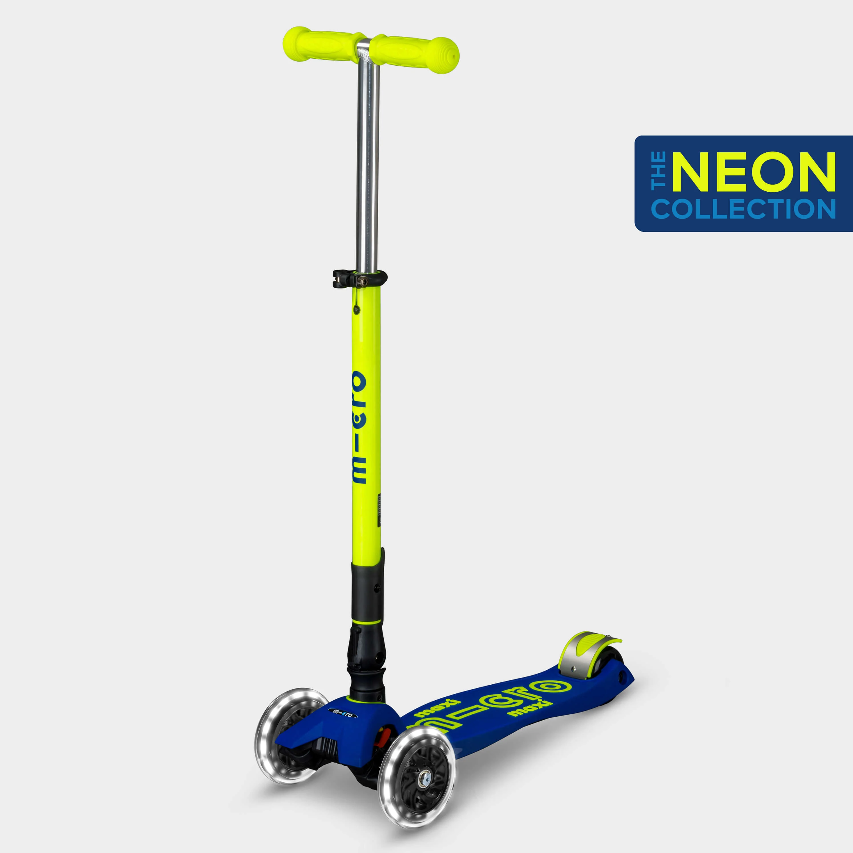 Maxi Micro Foldable LED: Neon Yellow/Navy - Image 11