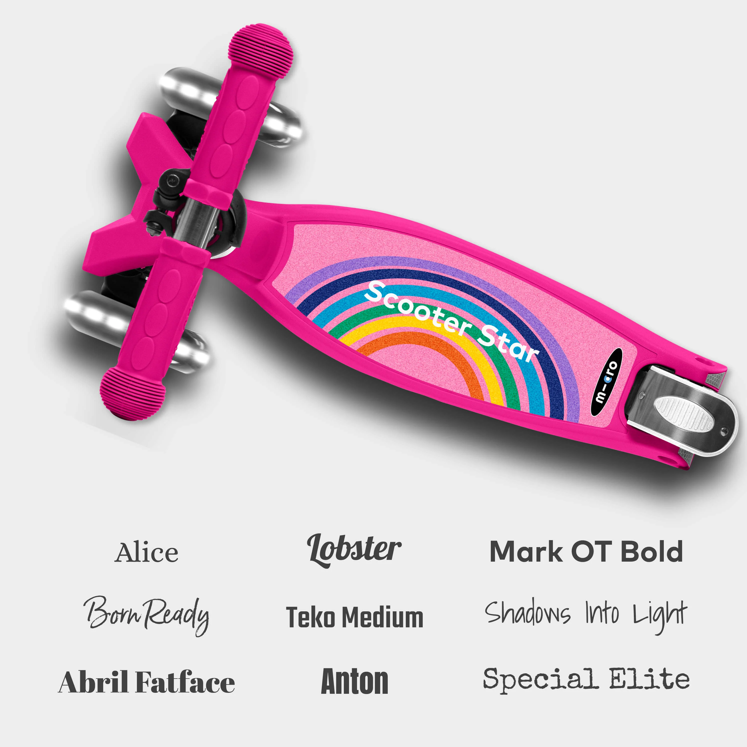 Customisable Maxi Micro Foldable LED: Pink - Image 3