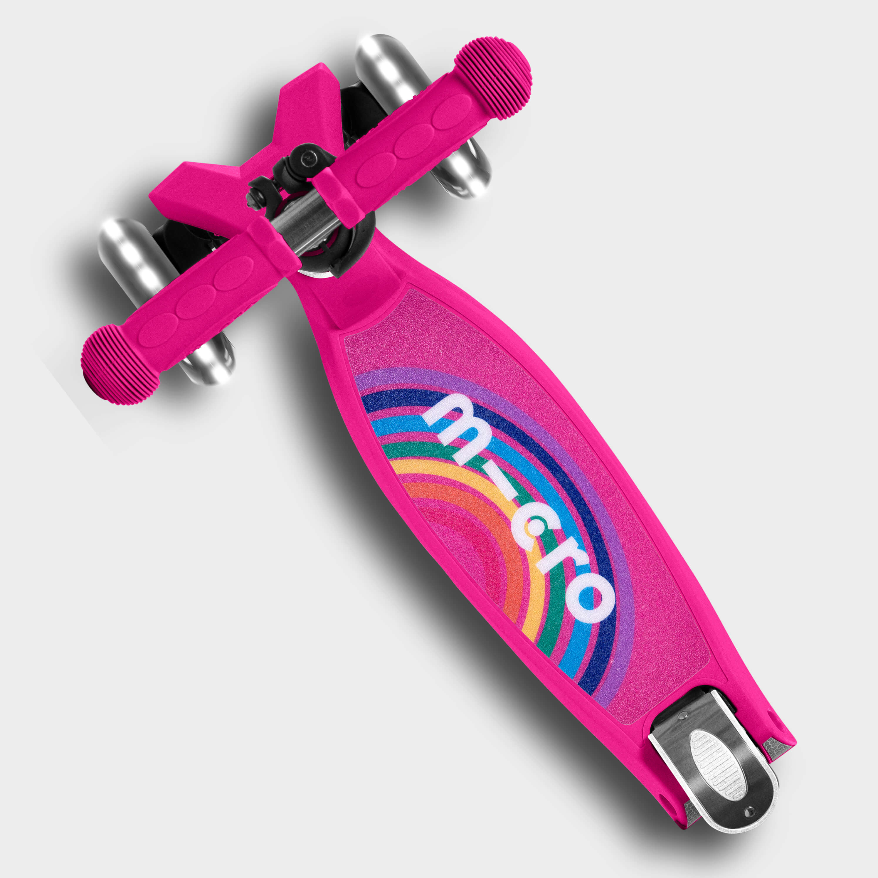 Maxi Micro Foldable LED Signature Prints: Pink Rainbow Print - Image 2