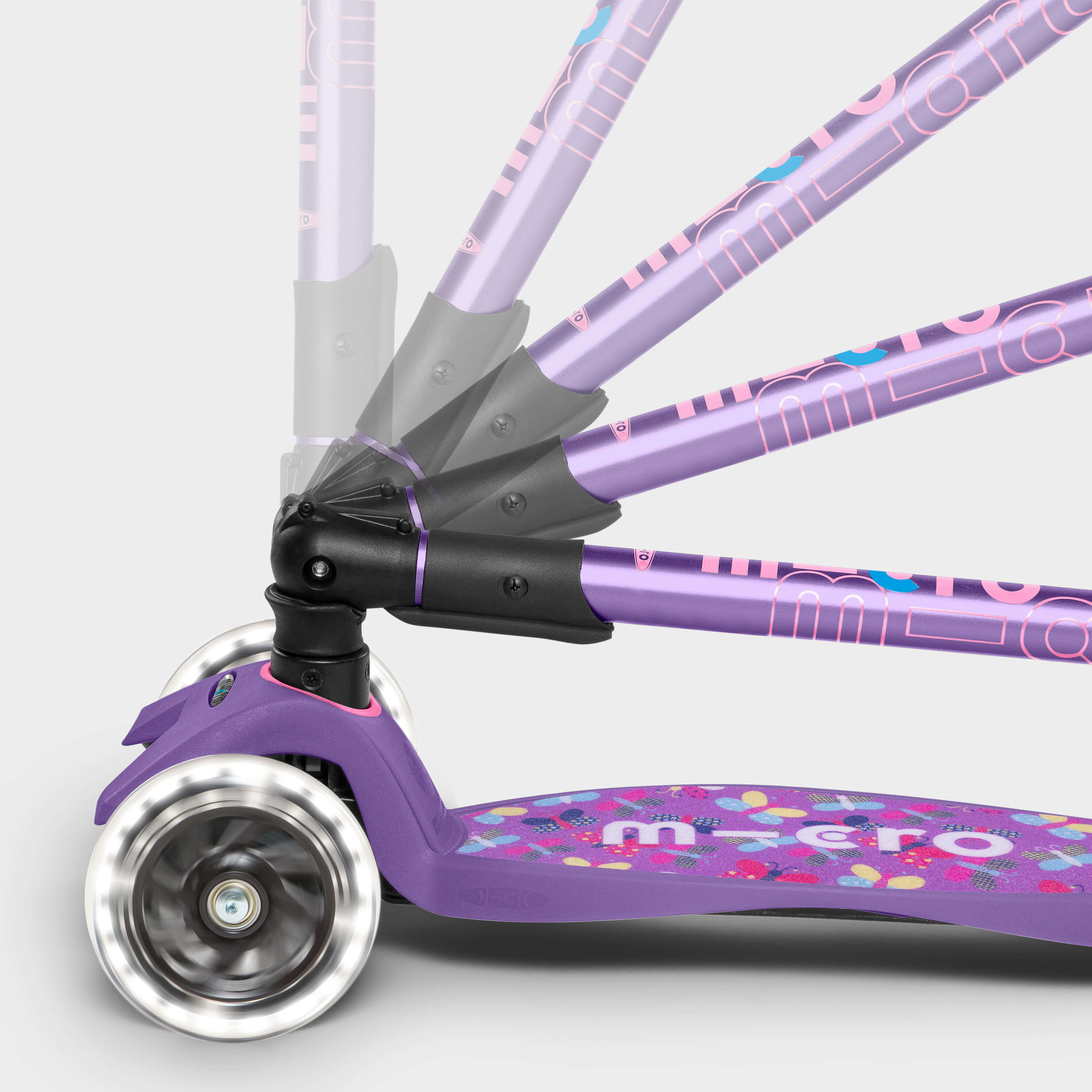 Maxi Micro Foldable LED Signature Prints: Purple Butterfly - Image 3