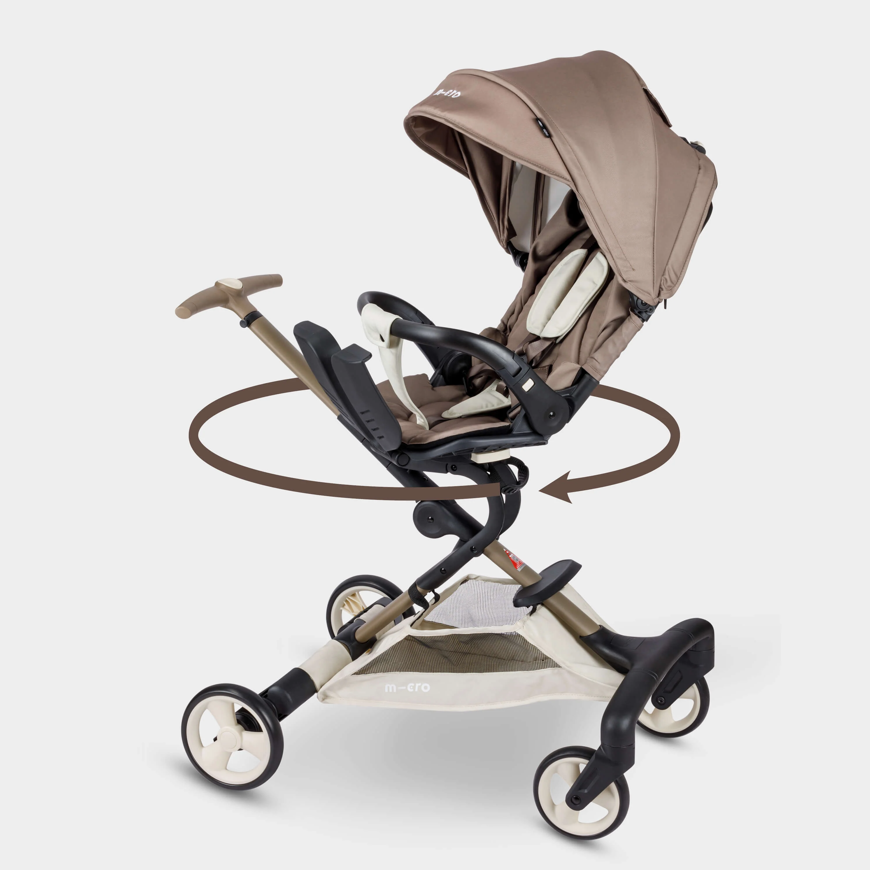 The Micro Lightweight Stroller 360: Latte - Image 3