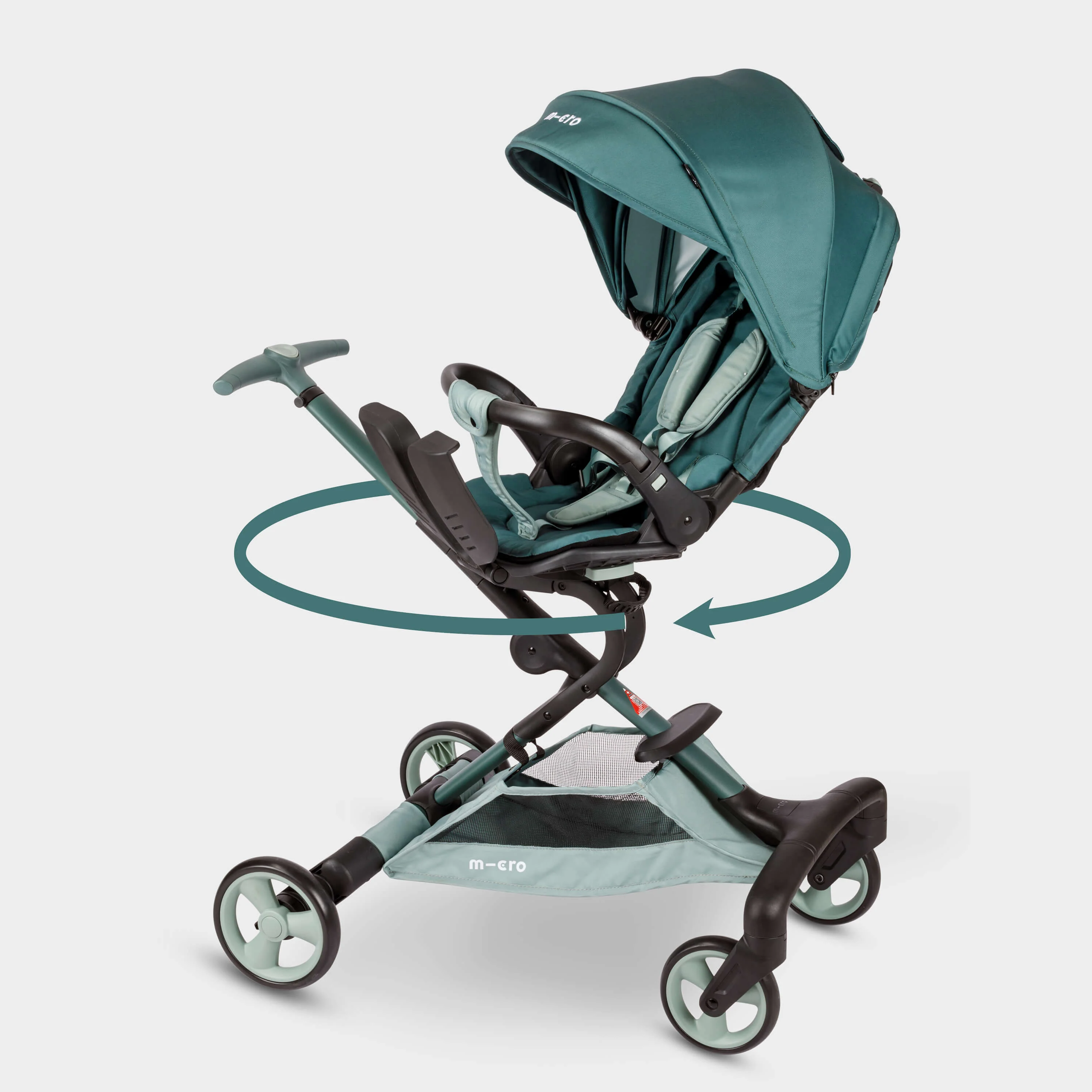 The Micro Lightweight Stroller 360: Green Matcha - Image 3