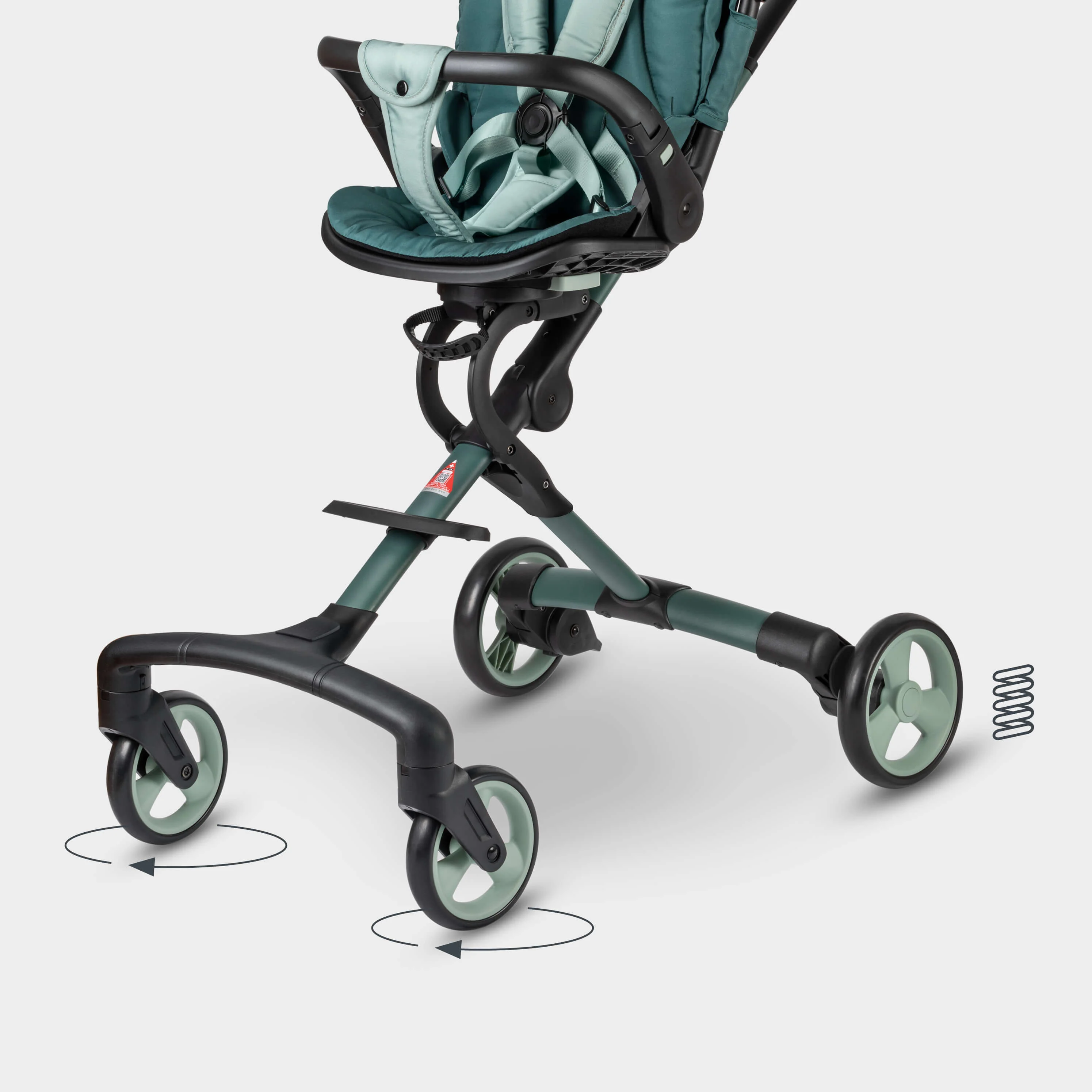 The Micro Lightweight Stroller 360: Green Matcha - Image 8