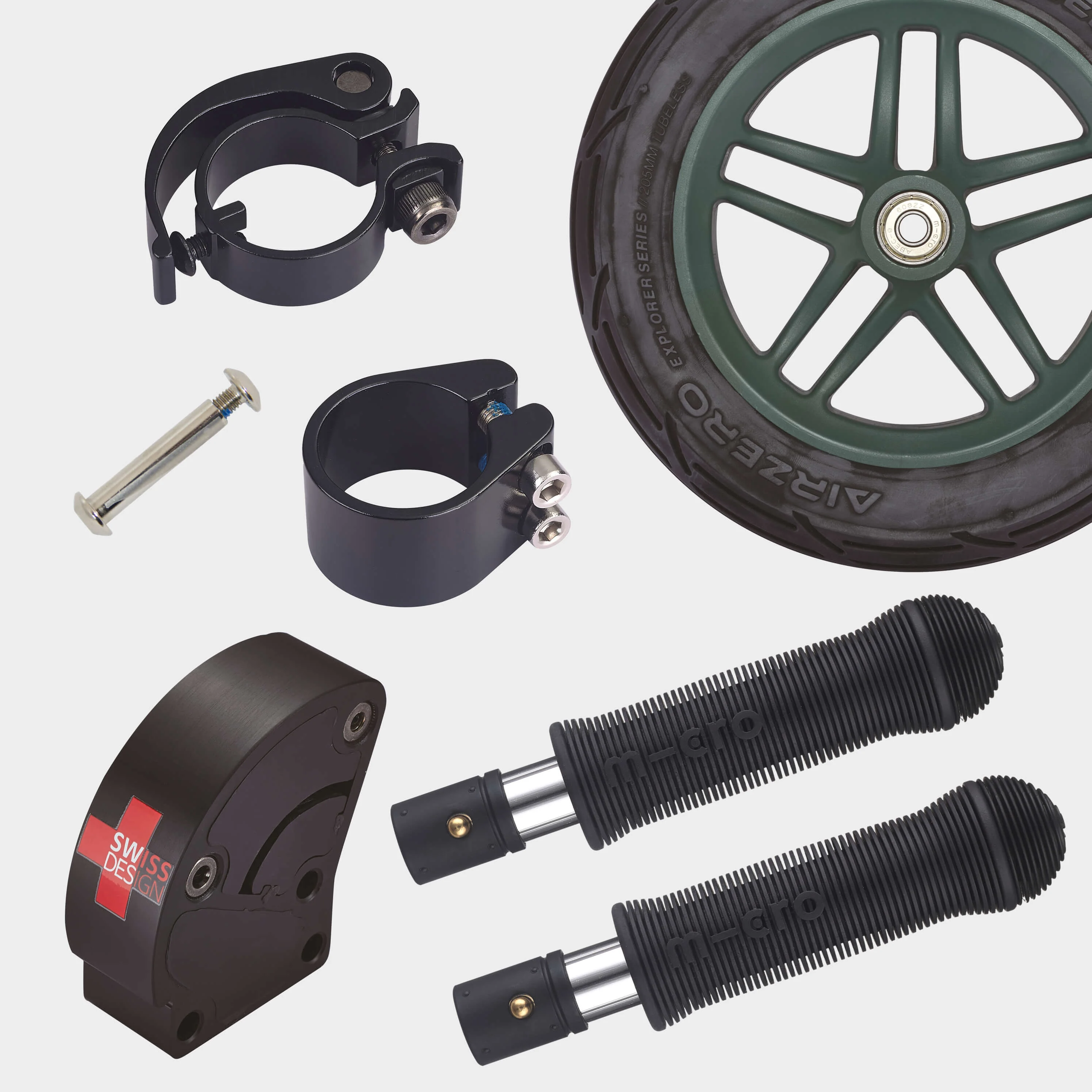 Micro Classic Sporty Wheel Scooter: Green - Image 9