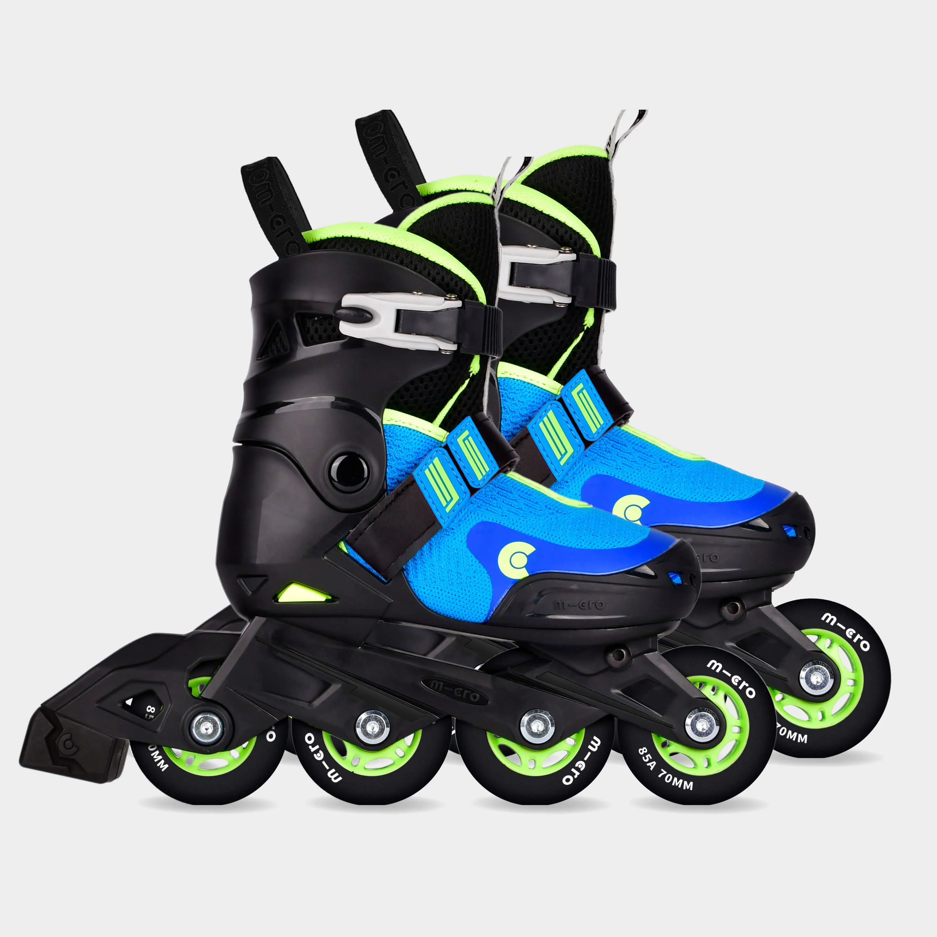 Cosmo Inline Roller Skates: Blue/Black - Image 3