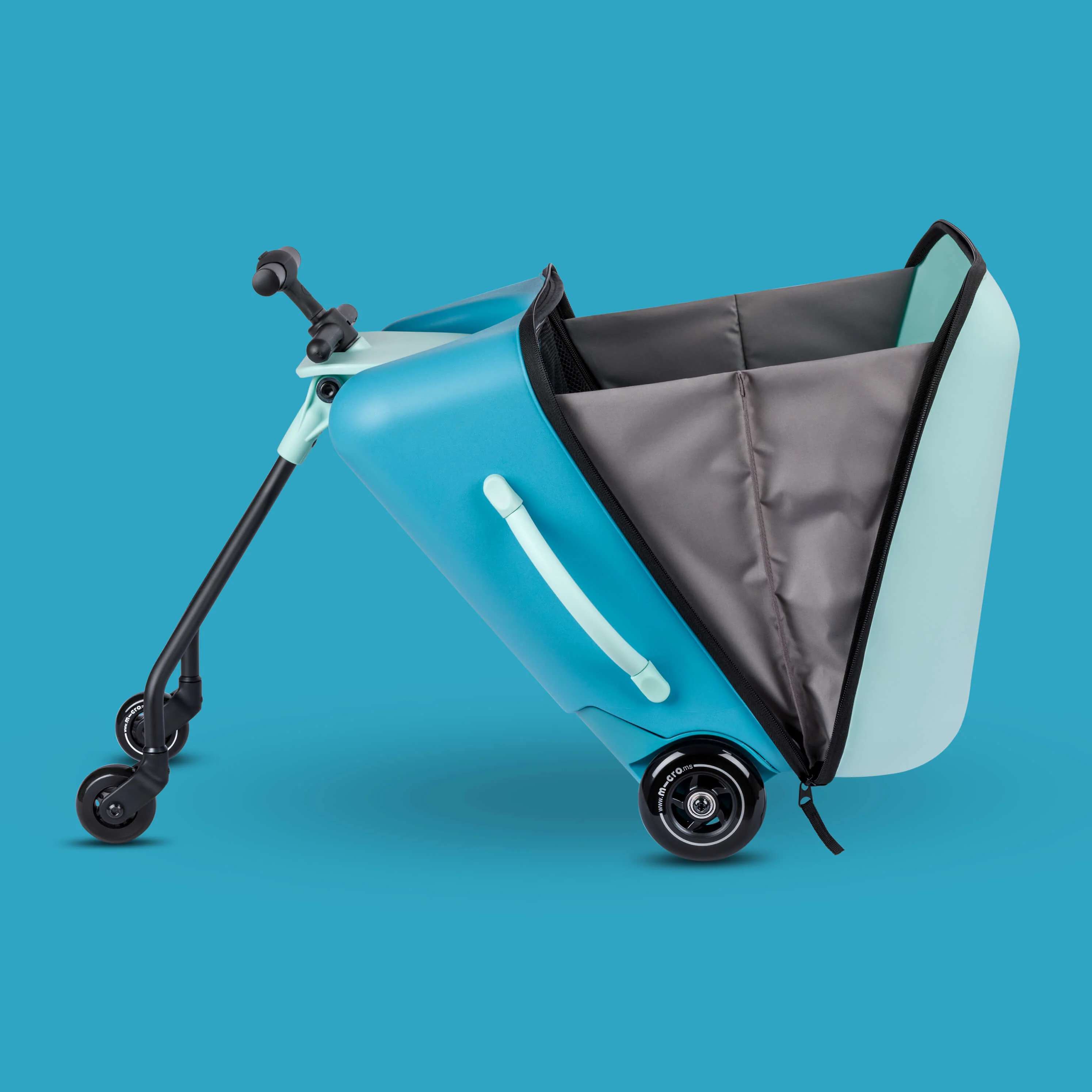 Eazy Ride On Luggage: Blue - Image 10