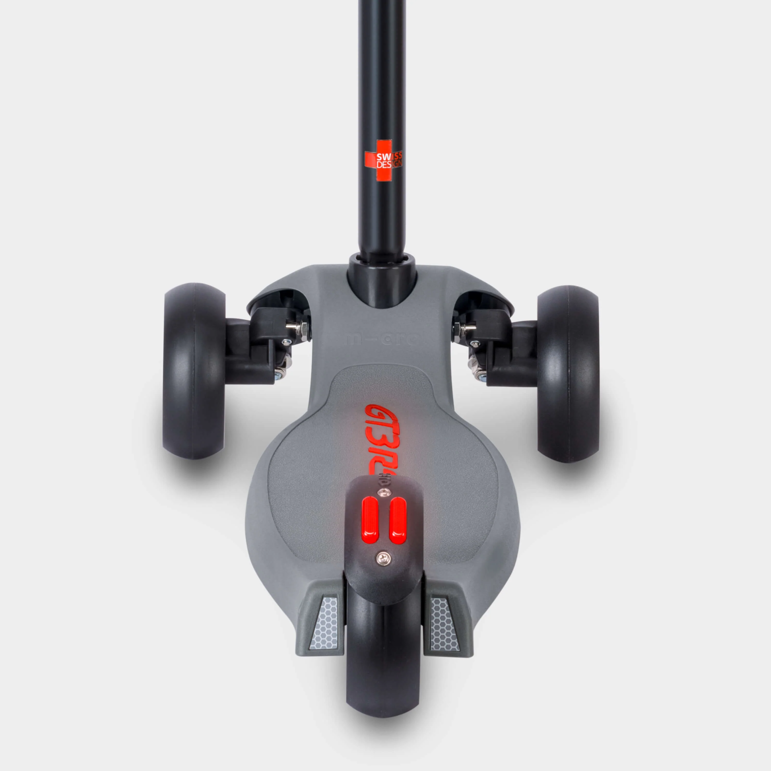 Micro Kickboard Deluxe LED Porsche Edition: Metallic Stone Grey - Image 6
