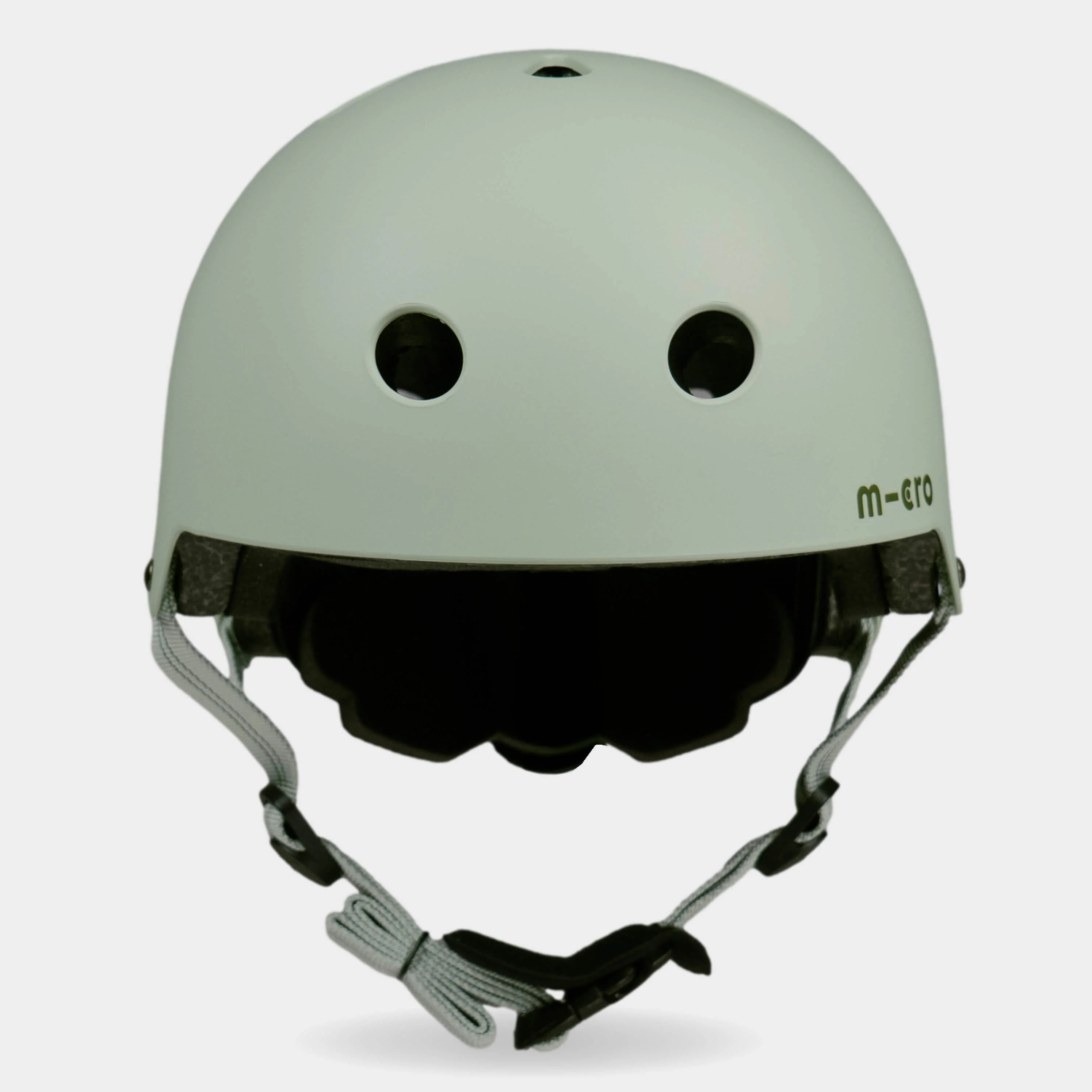 Plain Helmet for Bike and Scooters: Sage Green - Image 4