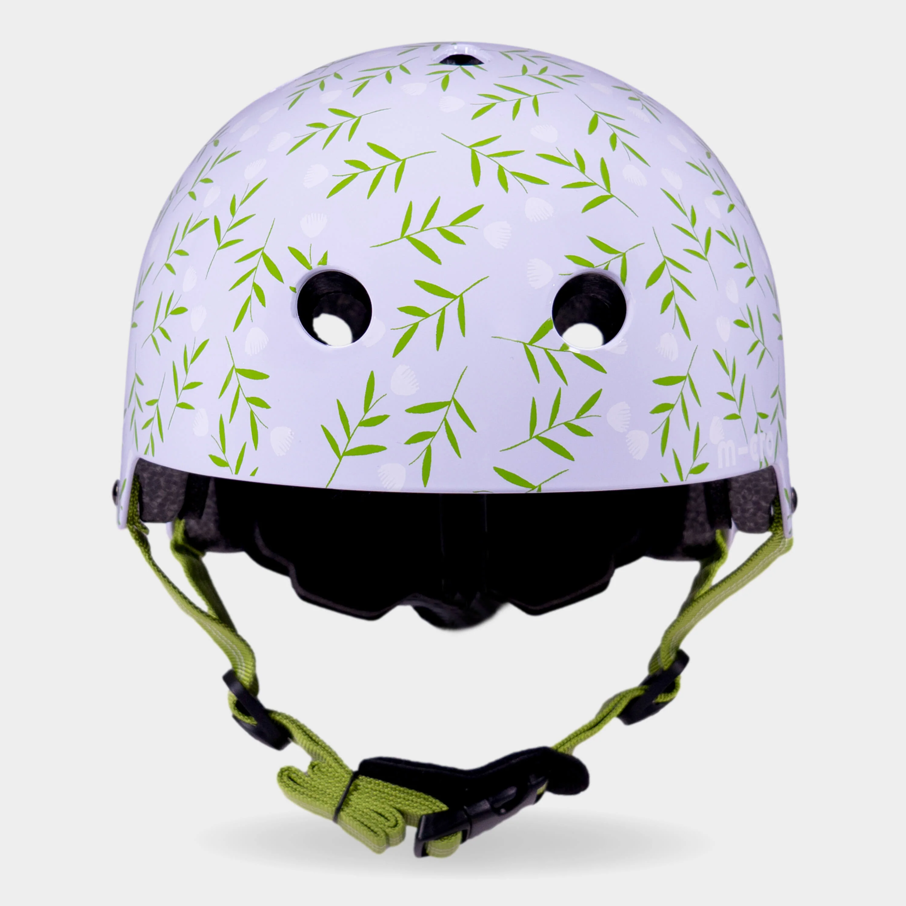 Printed Helmet For Bikes and Scooters: Blue Flower - Image 5