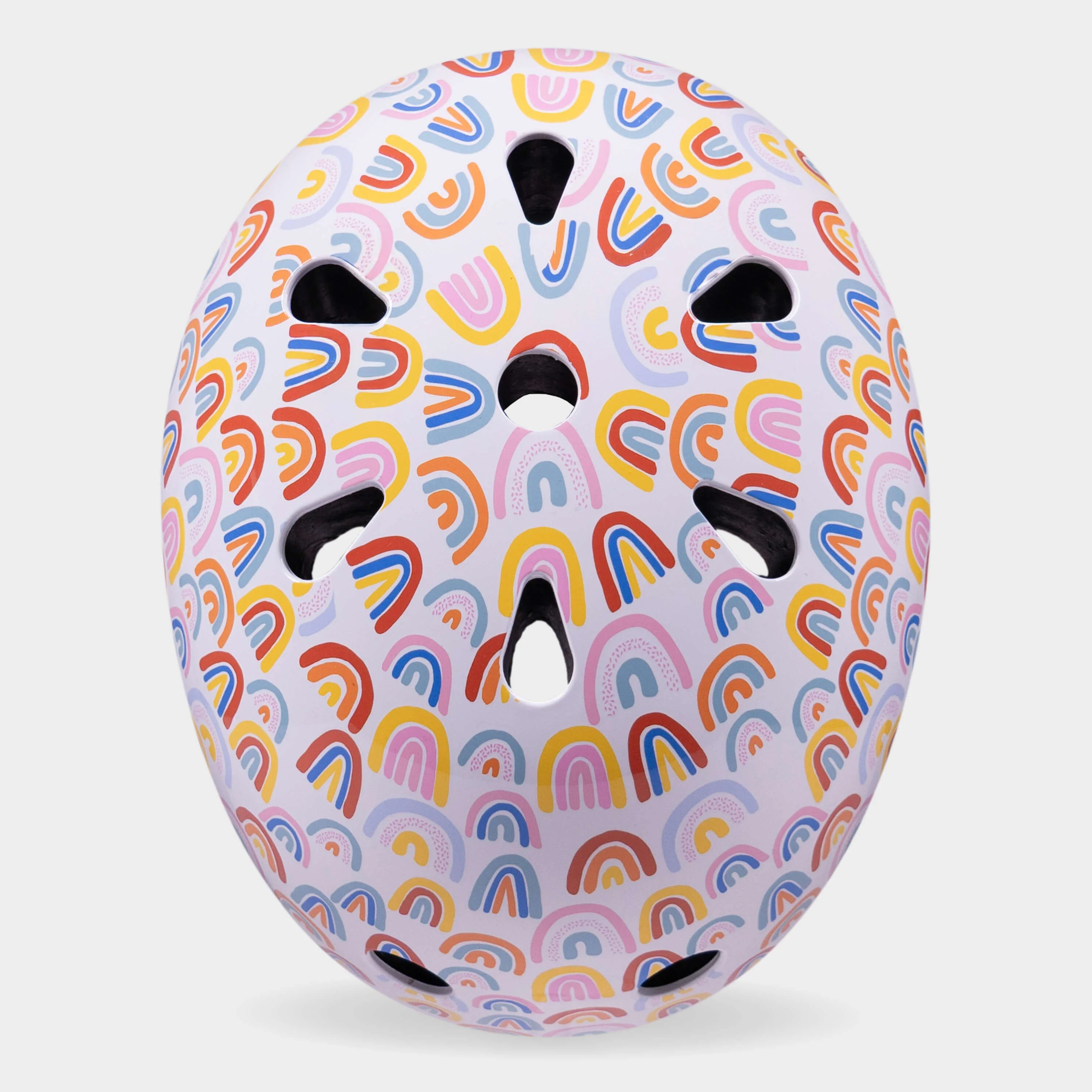 Printed Helmet For Bike and Scooters: Rainbow - Image 7