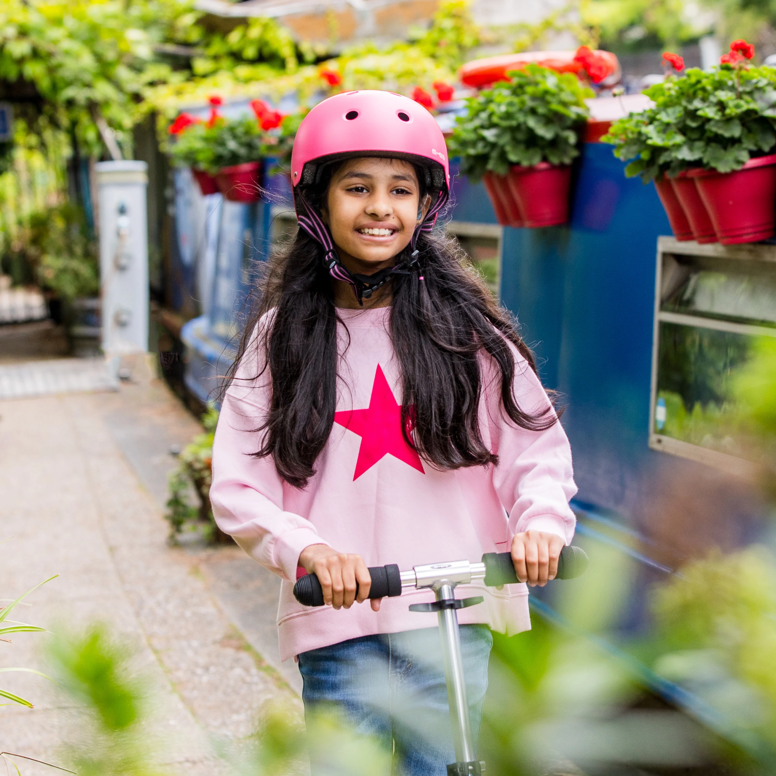 Plain Eco Helmet For Bikes and Scooters: Pink - Image 3