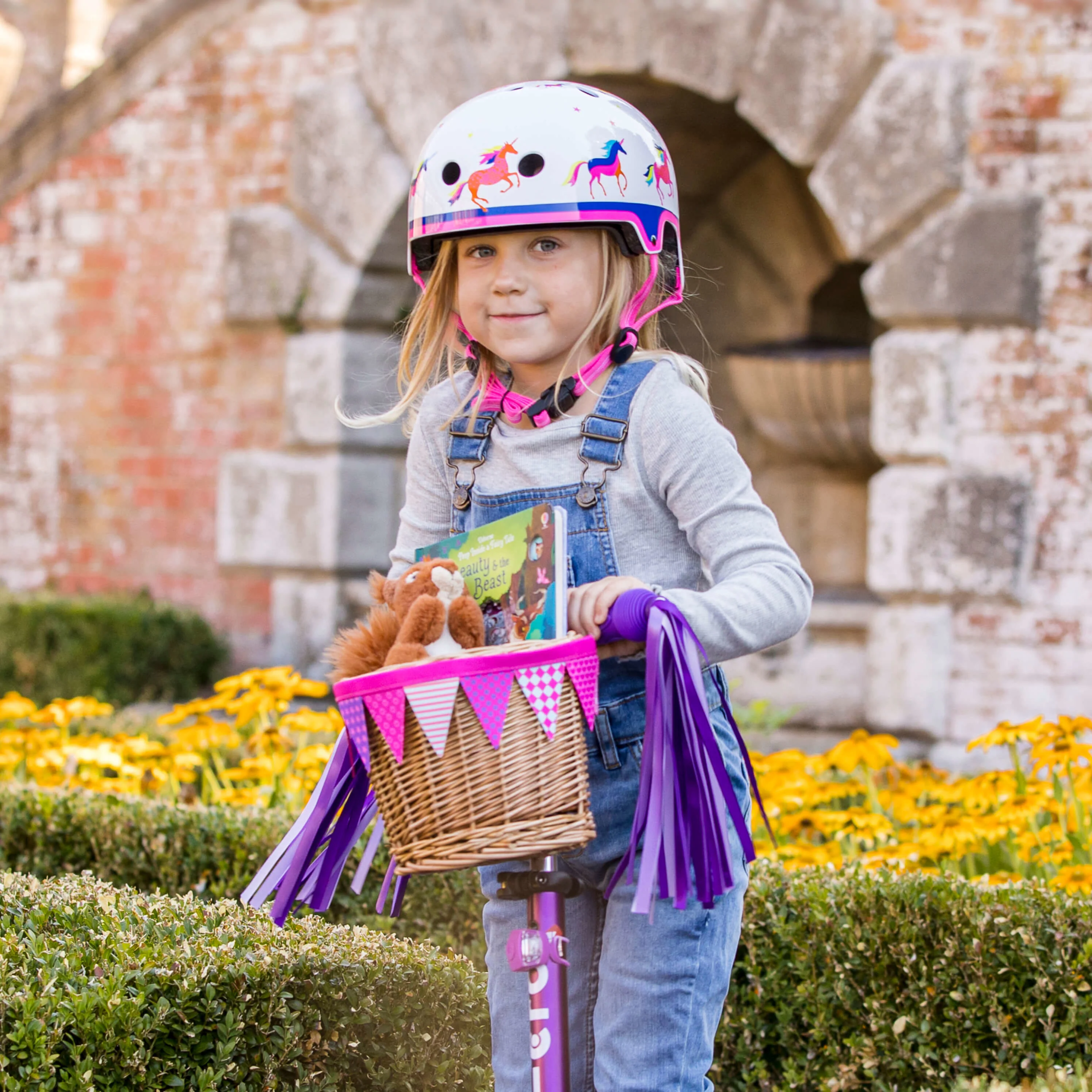 Wicker Basket: Pink - Image 6