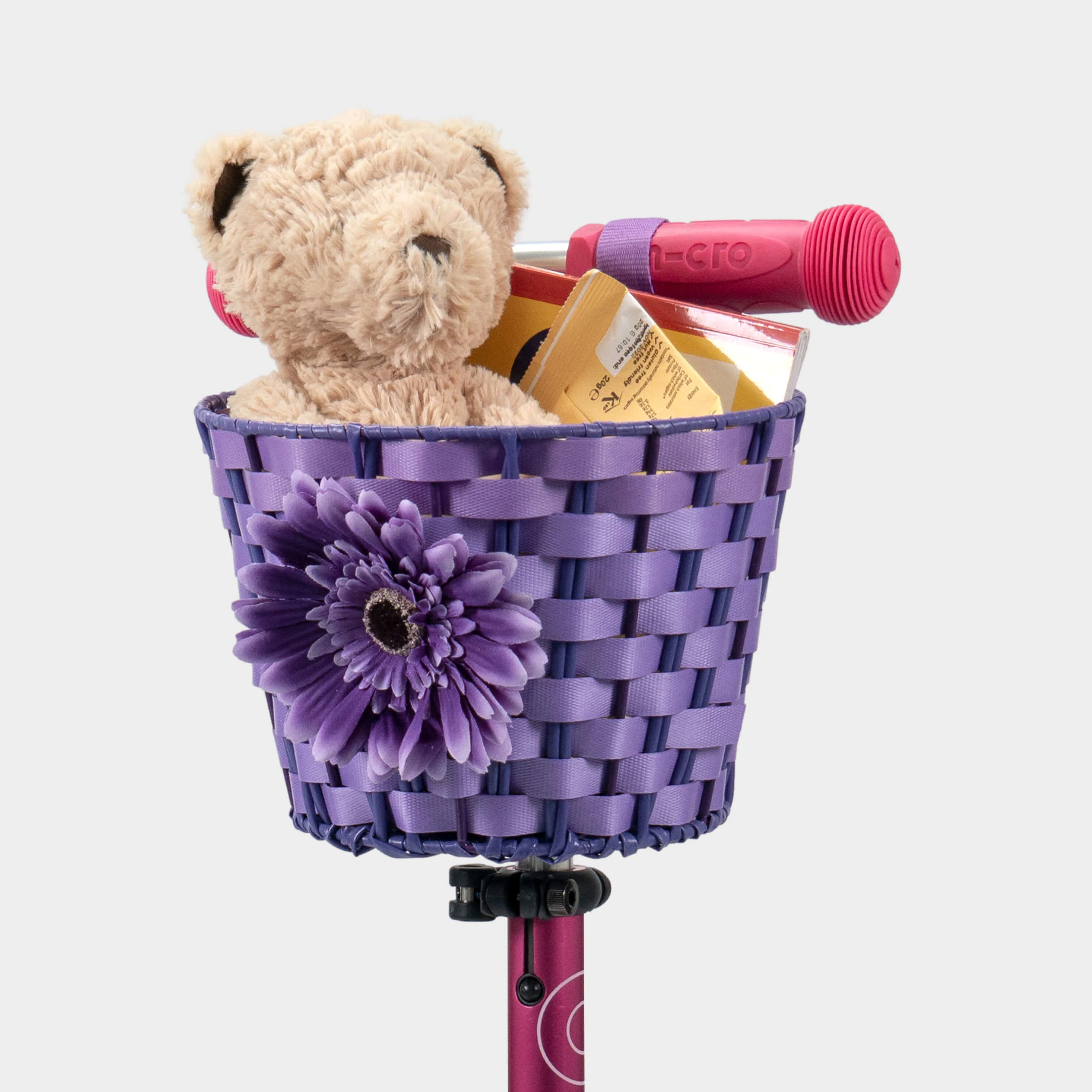 Flower Basket 70% part recycled: Purple - Image 2