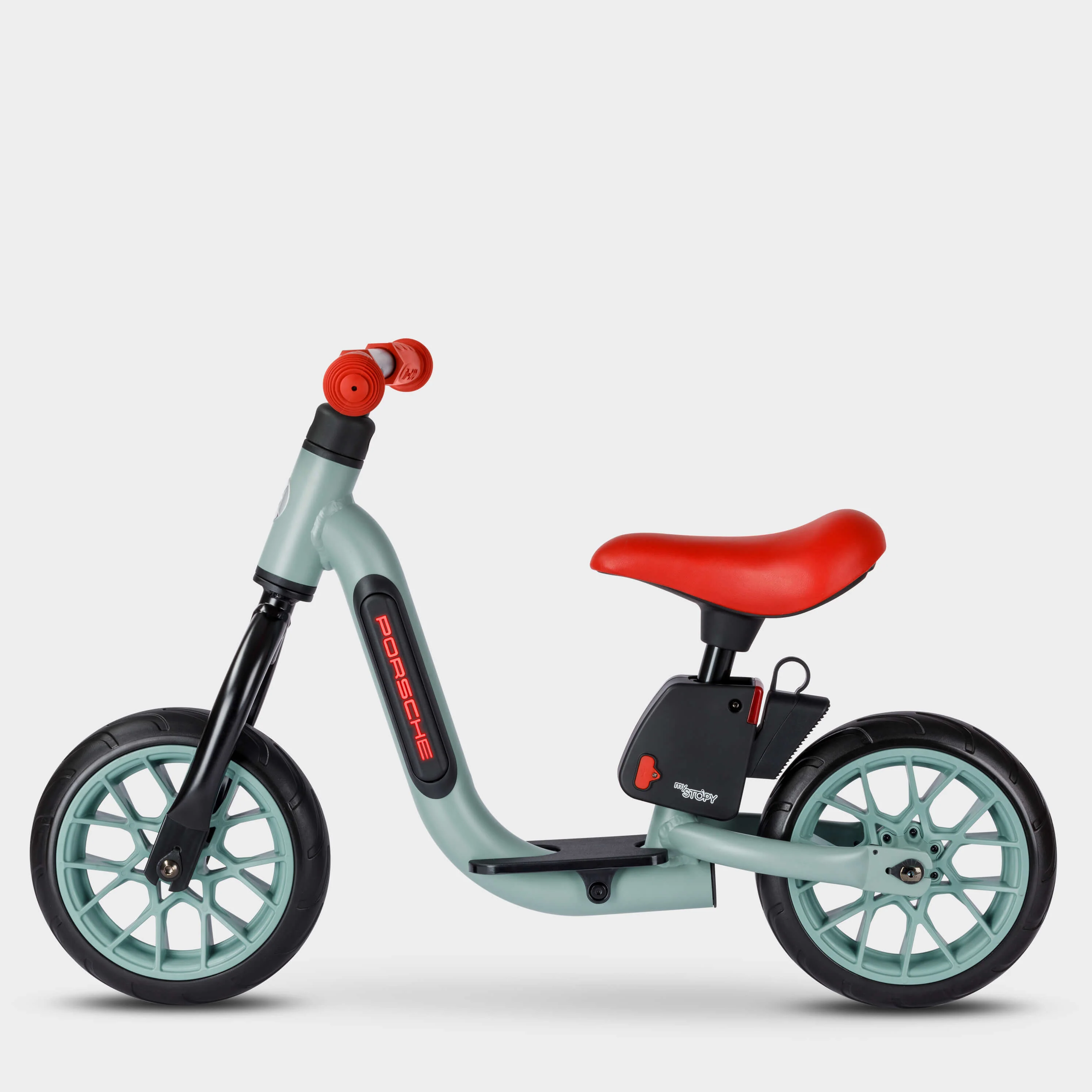 Micro Smart Balance Bike Porsche Edition: Metallic Green - Image 4