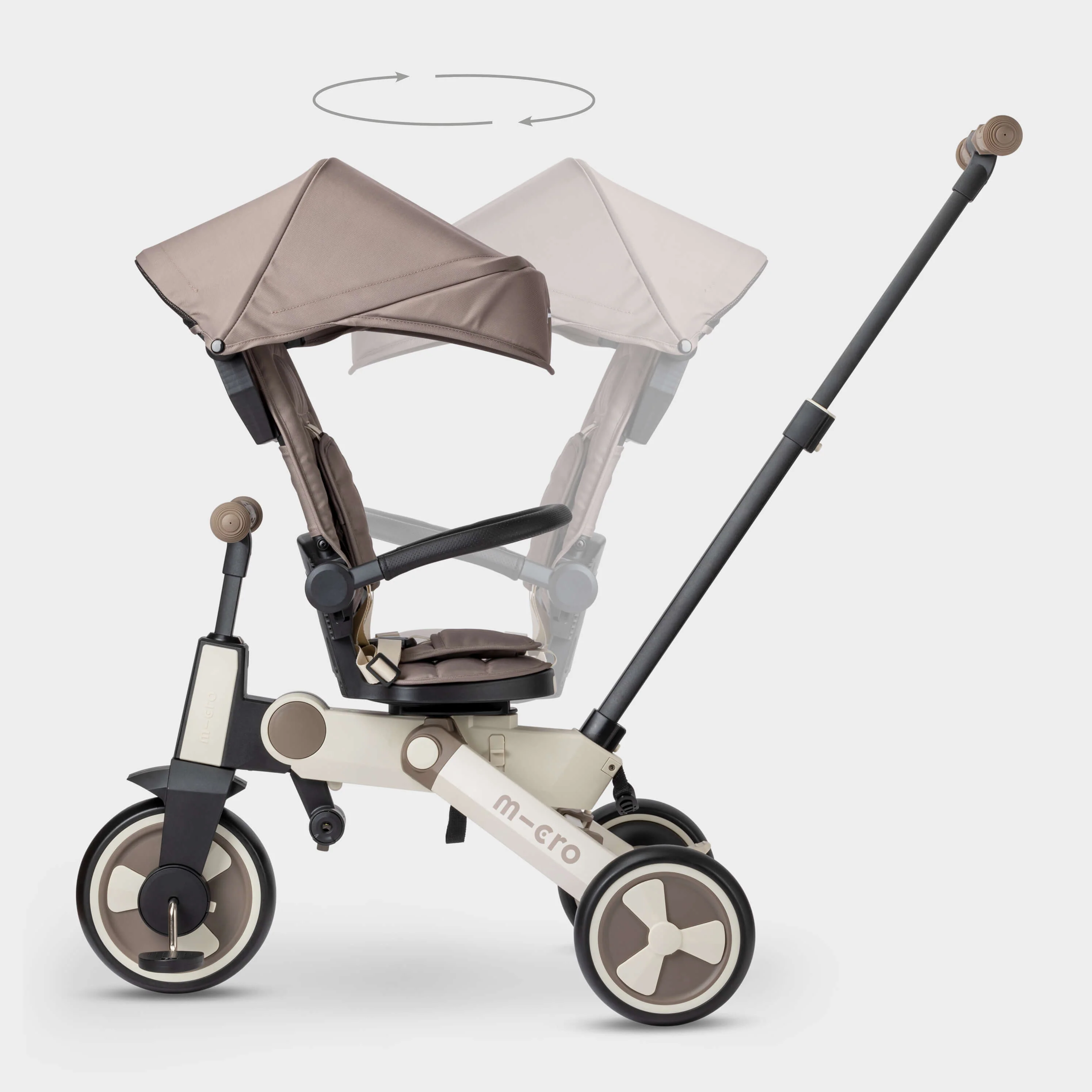 Micro Flexi Trike: Brown Latte - Image 3