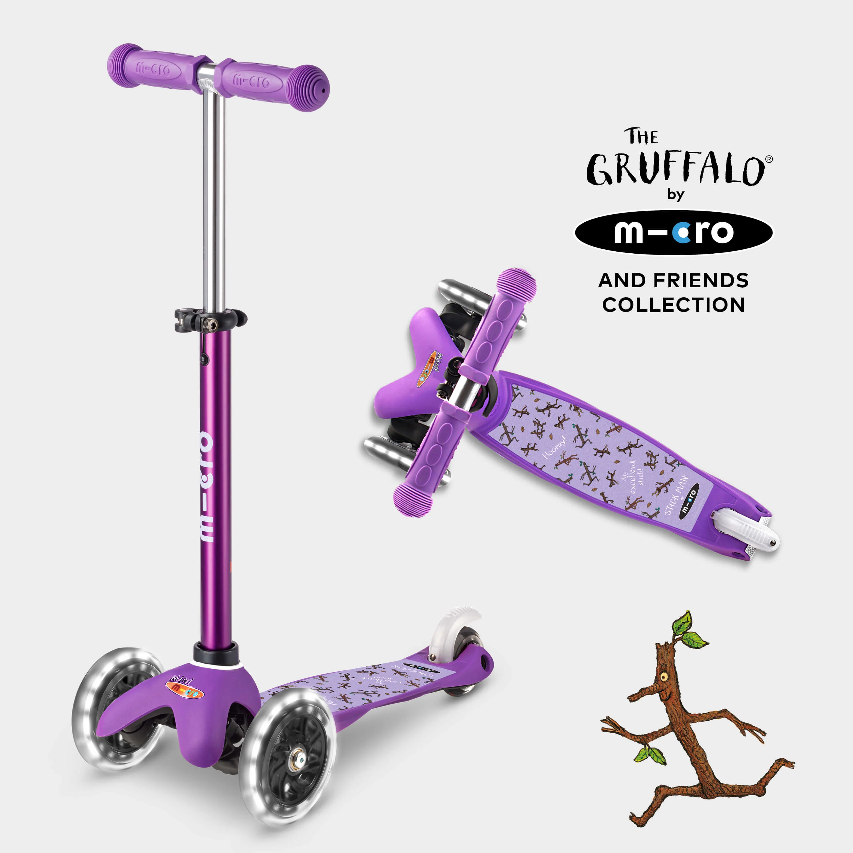 Mini Micro Deluxe LED Gruffalo and Friends Design: Purple - Image 13