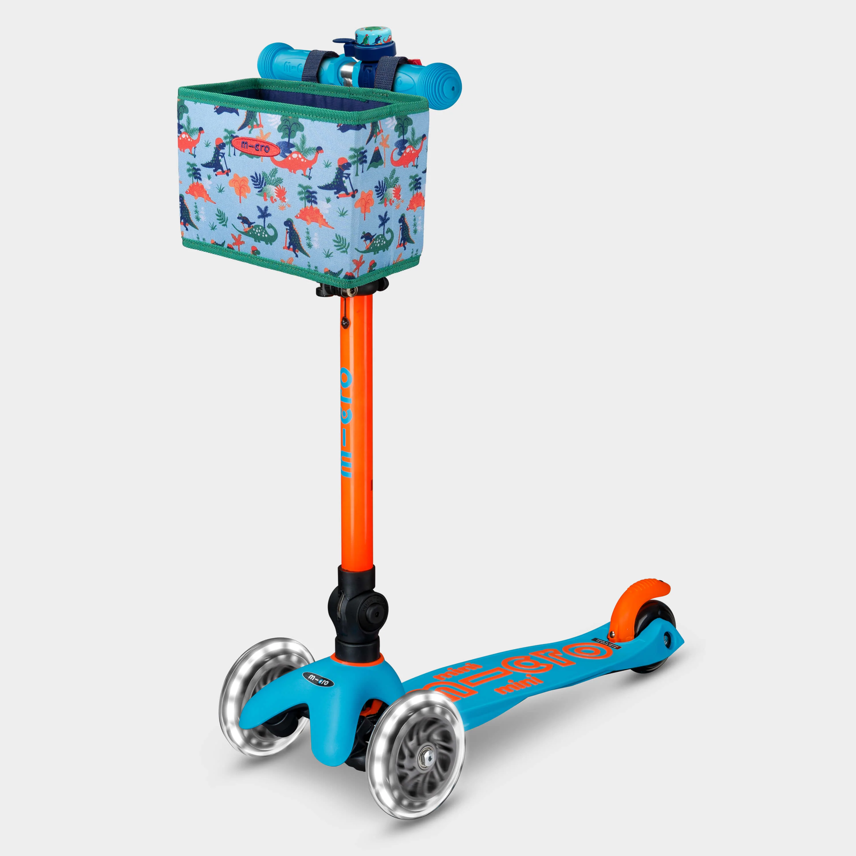 Mini Micro Foldable LED: Neon Orange/Aqua - Image 11