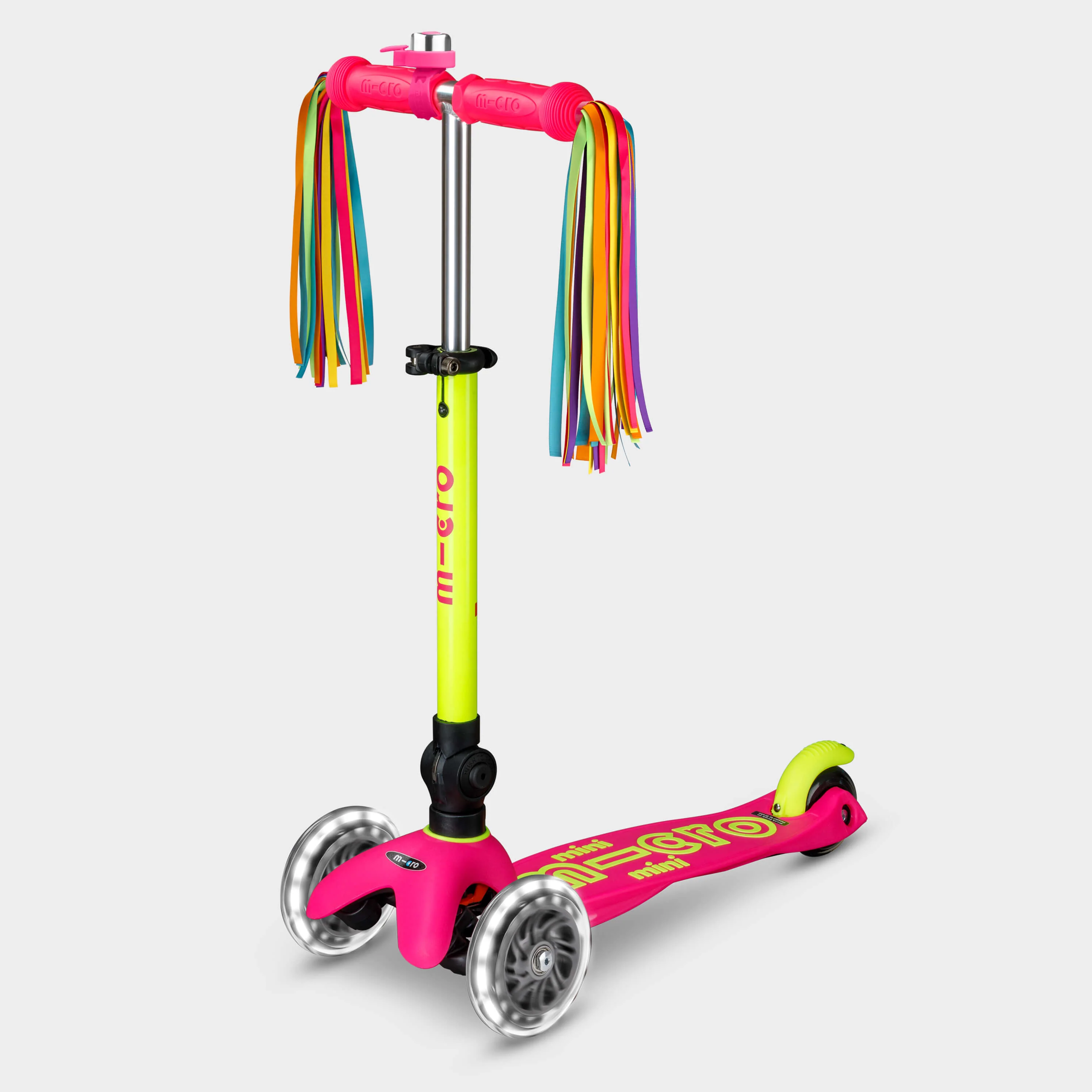 Mini Micro Foldable LED: Neon Yellow/Pink - Image 11