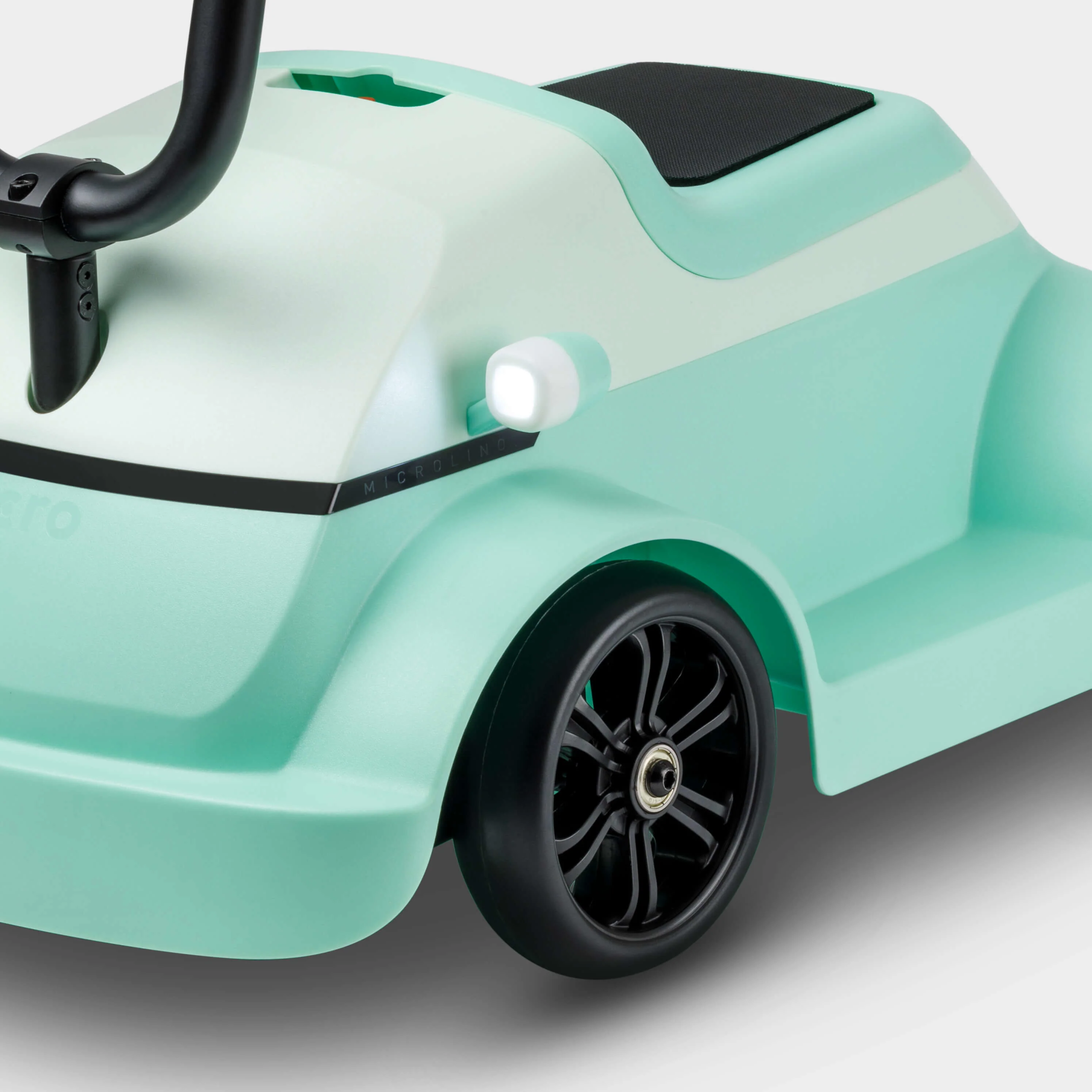 Mini Microlino Ride-On Car-: Mint Green - Image 3