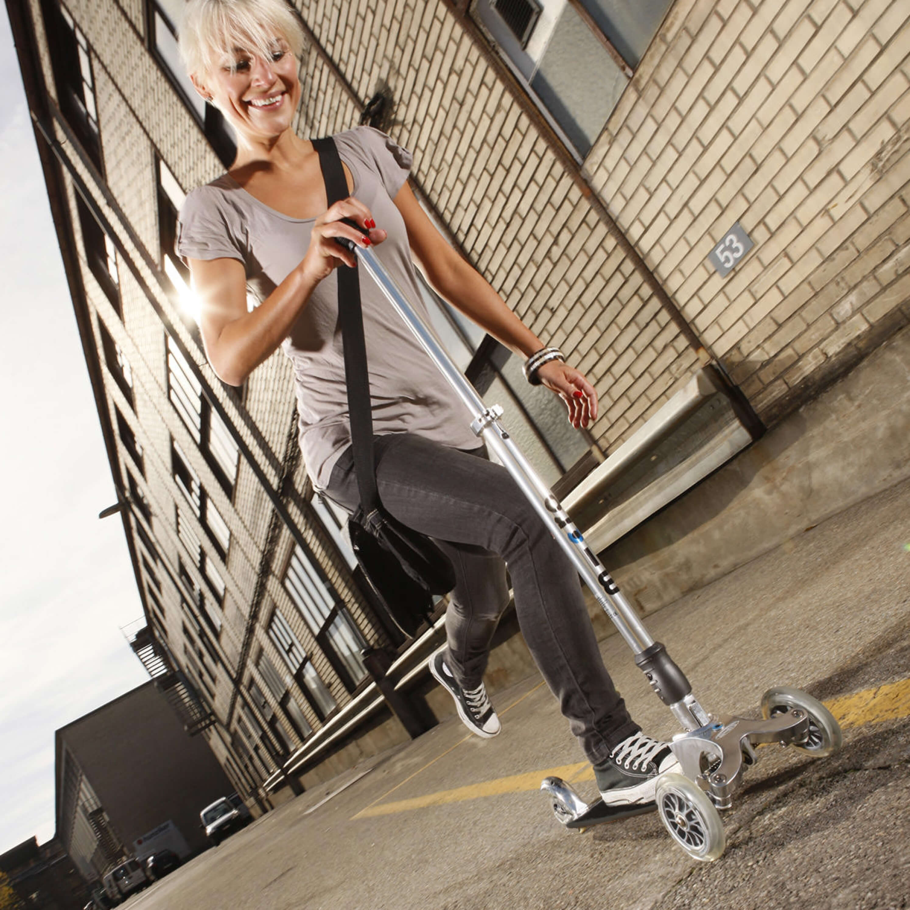 Micro Kickboard: Silver - Image 8
